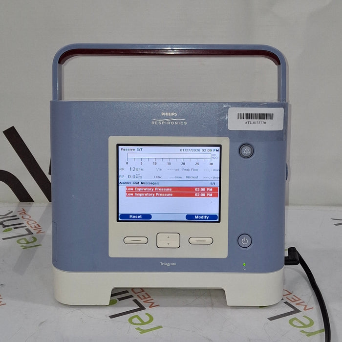 Respironics Trilogy 202 Ventilator