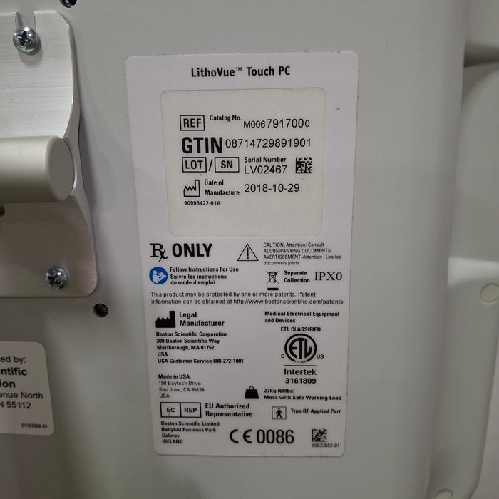 Boston Scientific Lithovue Touch PC Monitor
