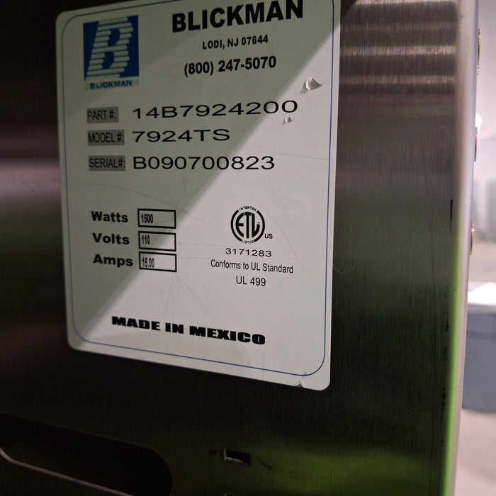 Blickman 7924TS Blanket Warming Cabinet