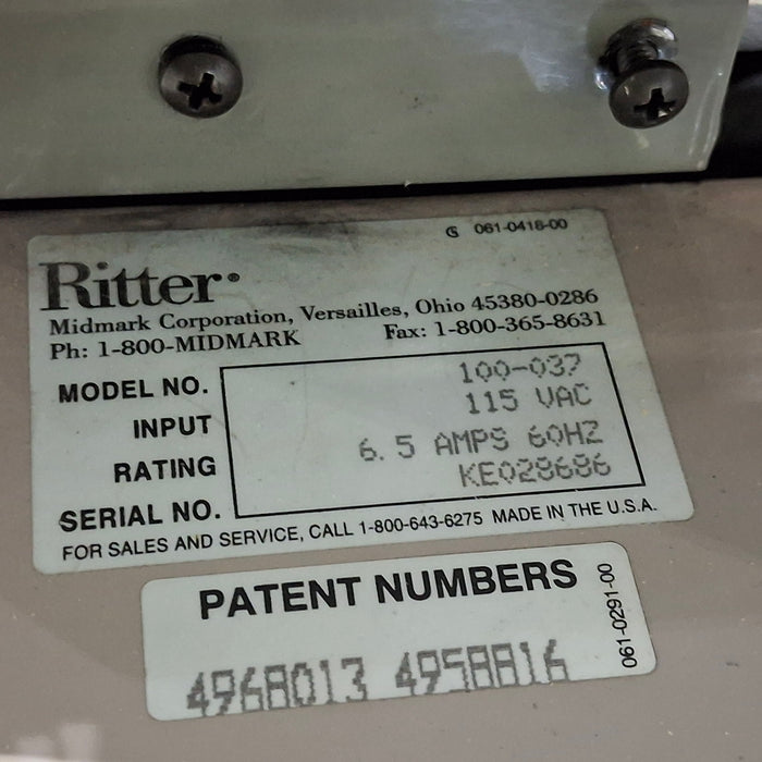 Ritter 104 Exam Table