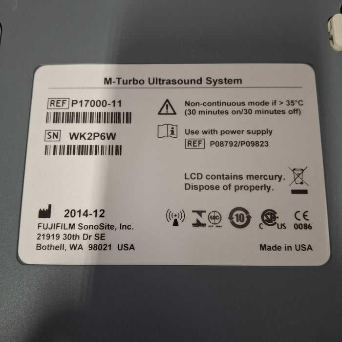 Sonosite M-Turbo Ultrasound