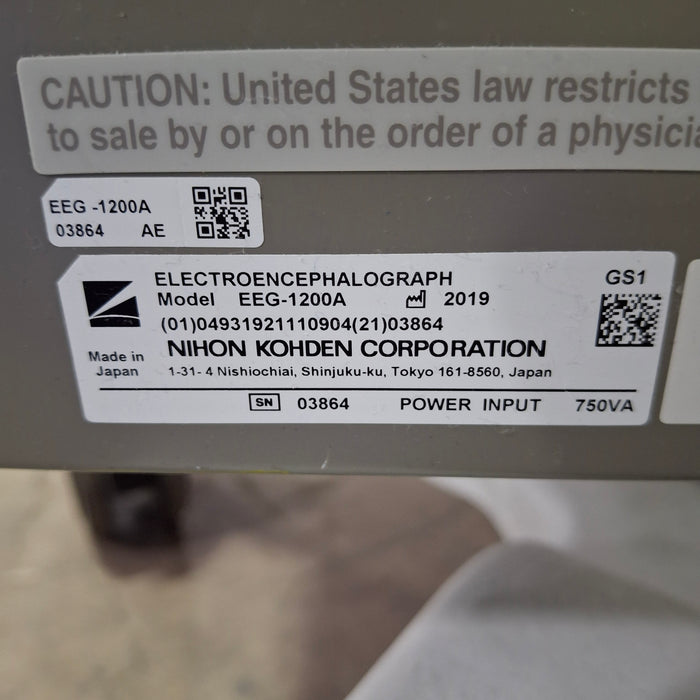Nihon Kohden Neurofax EEG-1200 EEG PSG System