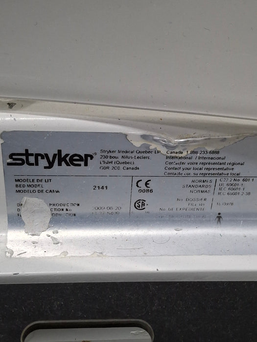 Stryker InTouch 2141 Critical Care Hospital Bed