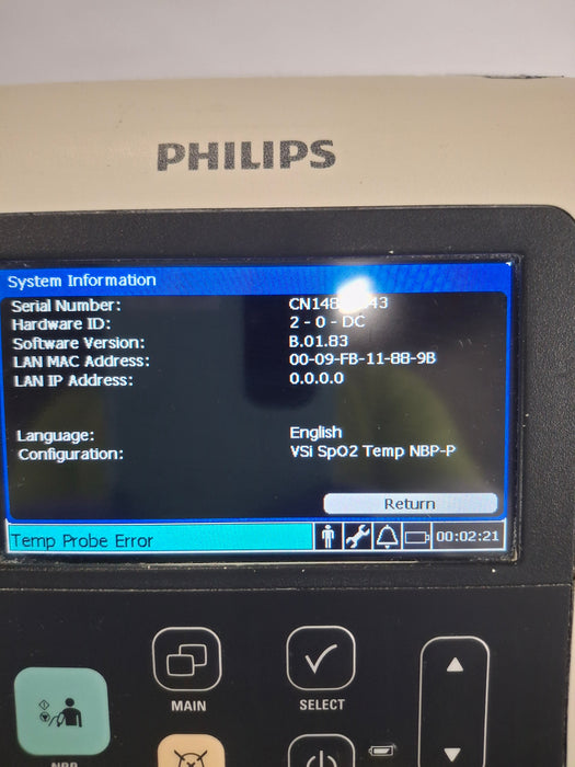 Philips SureSigns VSi Vital Signs Monitor