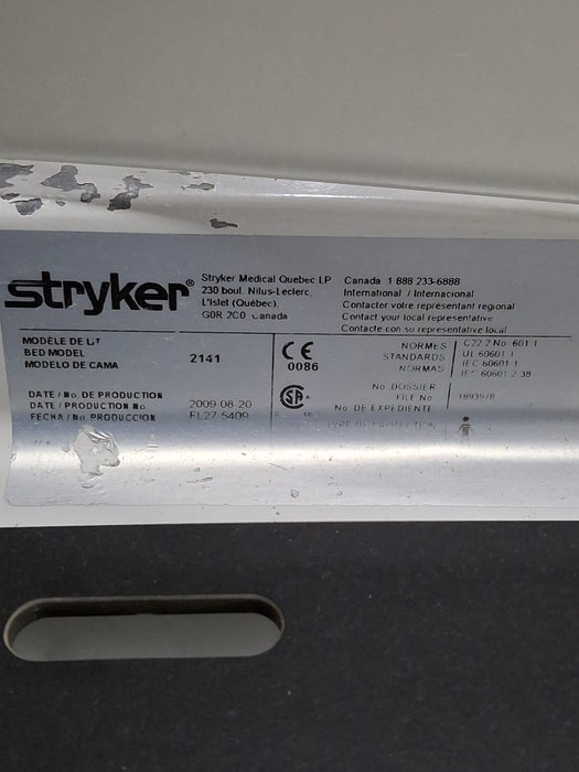 Stryker InTouch 2141 Critical Care Hospital Bed