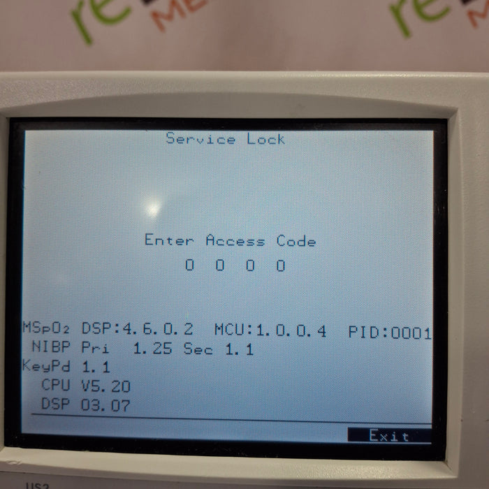 GE Healthcare Corometrics 250cx Series Model 259cx Fetal Monitor