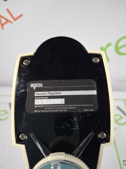Ohmeda Medical Vacuum Regulator