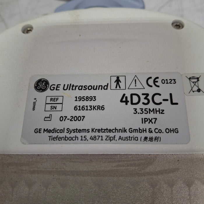 GE Healthcare 4D3C-L  4D Curved Array Transducer