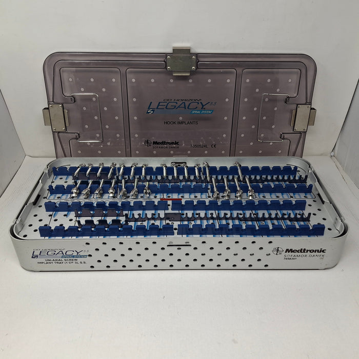Medtronic CD Horizon Legacy Uni-Axial Screw Implant Tray