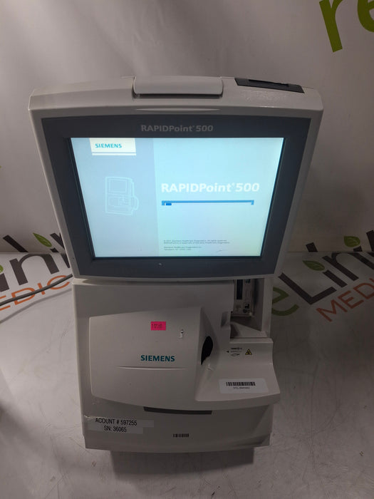 Siemens Rapidpoint 500 Blood Gas Analyzer