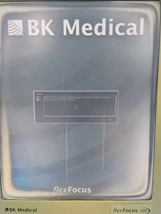 B-K Medical Flex Focus 1202 Ultrasound
