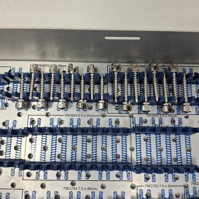 Medtronic CD Horizon Legacy Fixed Angle Screws Implant Tray