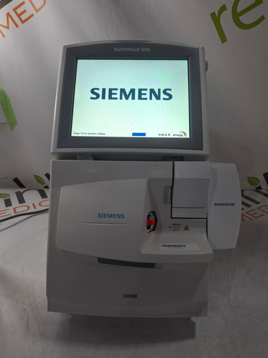 Siemens Rapidpoint 500 Blood Gas Analyzer