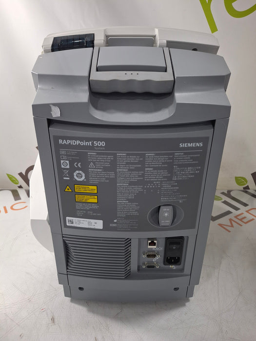 Siemens Rapidpoint 500 Blood Gas Analyzer