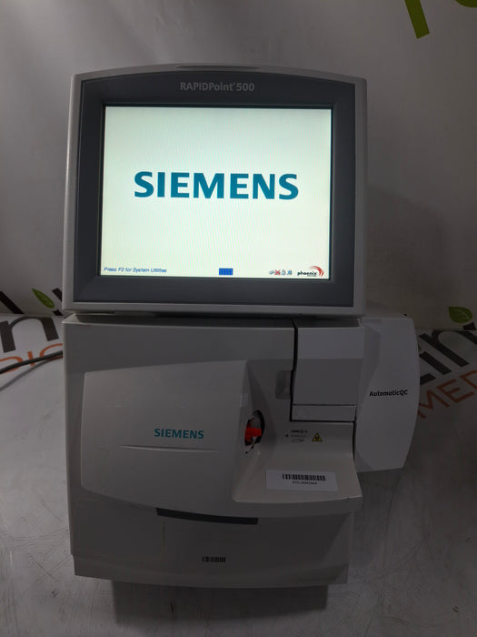 Siemens Rapidpoint 500 Blood Gas Analyzer
