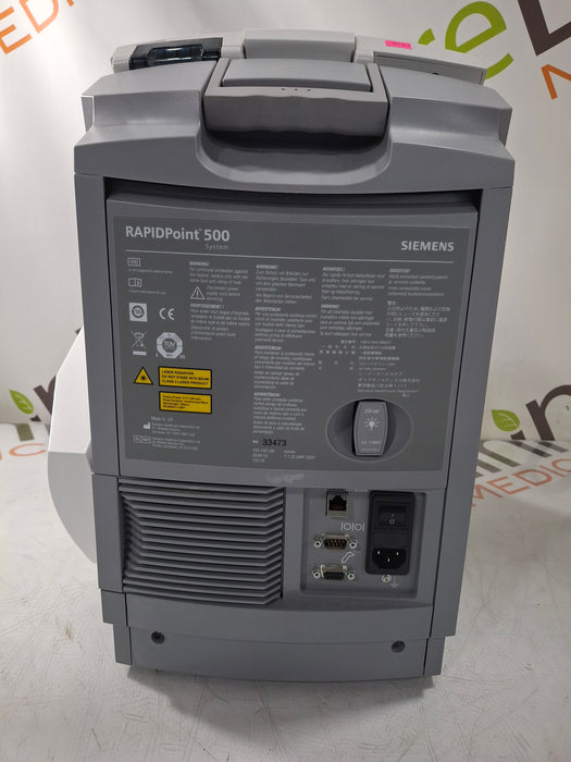 Siemens Rapidpoint 500 Blood Gas Analyzer