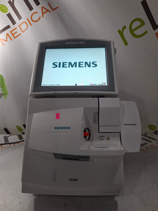 Siemens Rapidpoint 500 Blood Gas Analyzer
