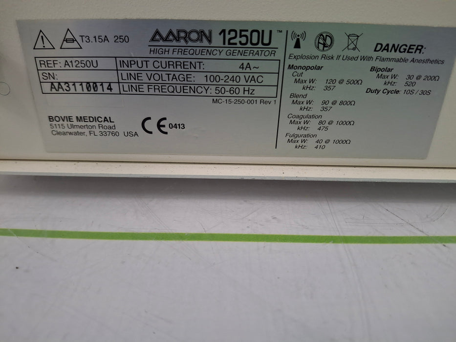Bovie Aaron 1250 Electrosurgical Unit