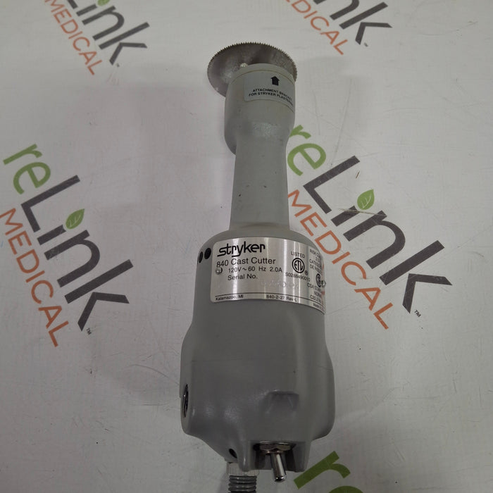 Stryker 840 cast cutter