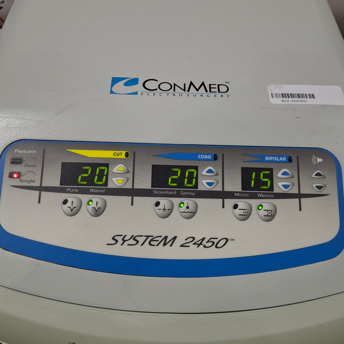 ConMed System 2450 Electrosurgical Unit