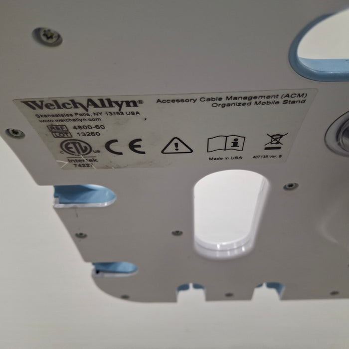 Welch Allyn 4800-60 Welch Allyn Mobile Stand with Cable Management Storage