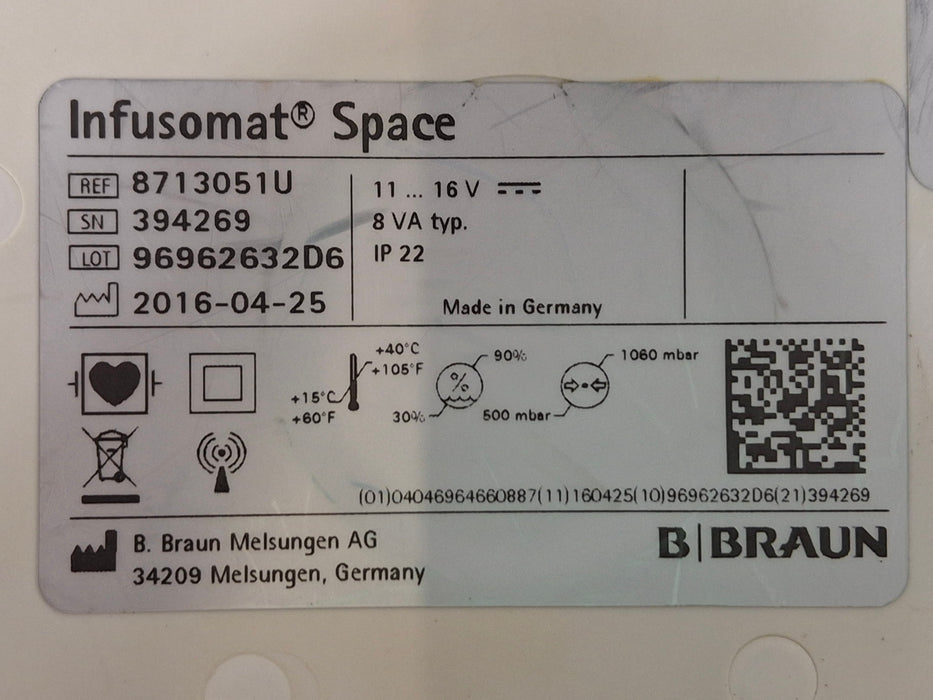 B. Braun Infusomat Space Infusion Pump