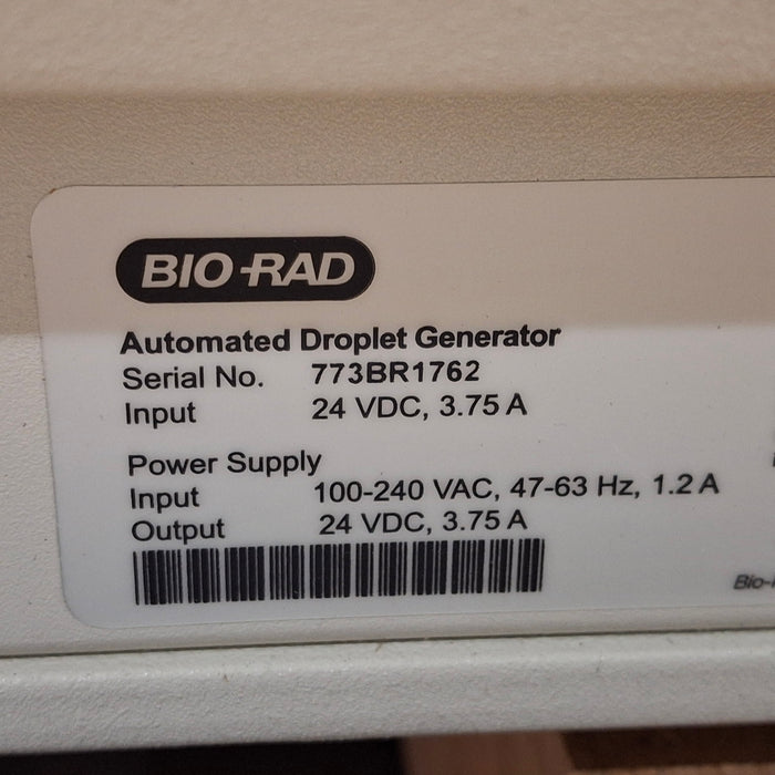 Bio-Rad Bio-Rad Automated Droplet Generator Research Lab reLink Online