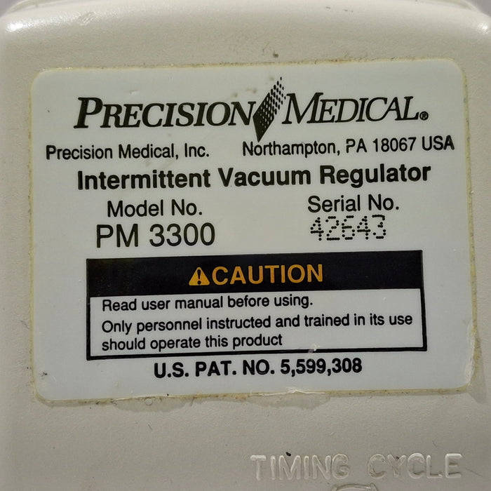 Precision Medical PM3300 Intermittent Vacuum Regulator
