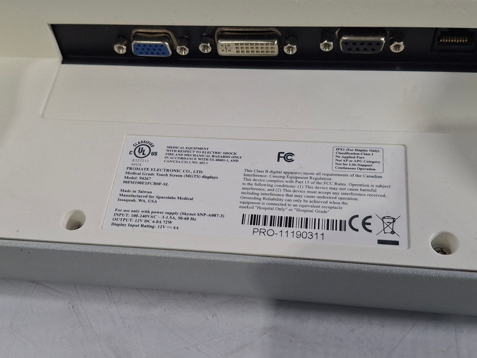 Spacelabs Healthcare 94267 Flat Panel Patient Monitor