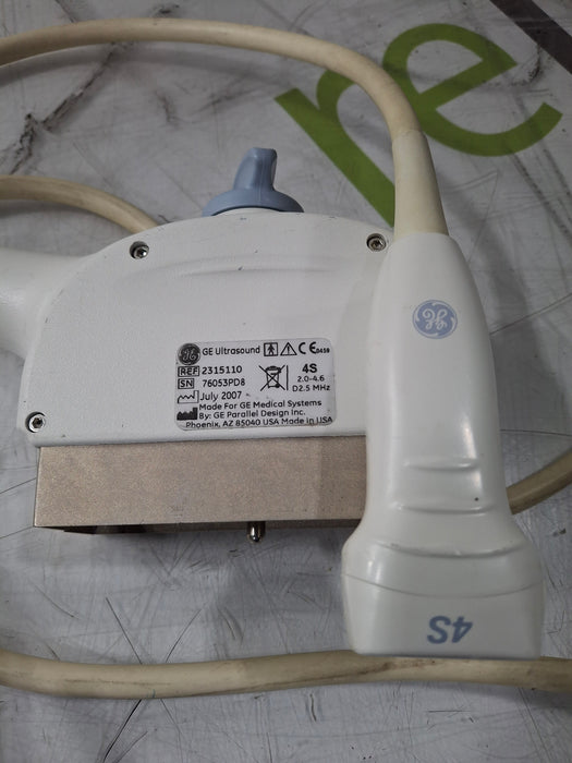 GE Healthcare 4S Sector Array Transducer