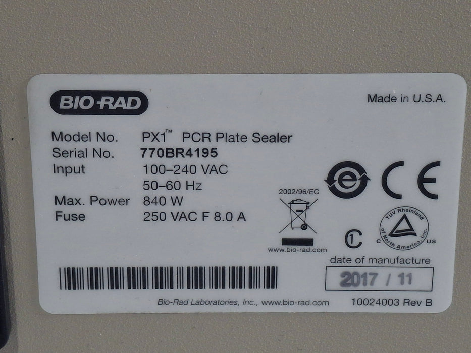 Bio-Rad PX1 PCR Plate Sealer