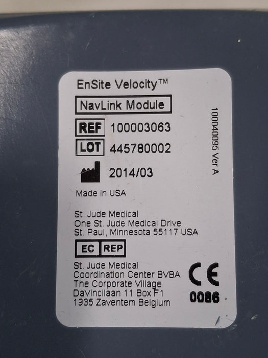 St. Jude Medical, Inc. St. Jude Medical, Inc. EnSite Velocity Amplifier Cardiac Ablation Generator Surgical Equipment reLink Online