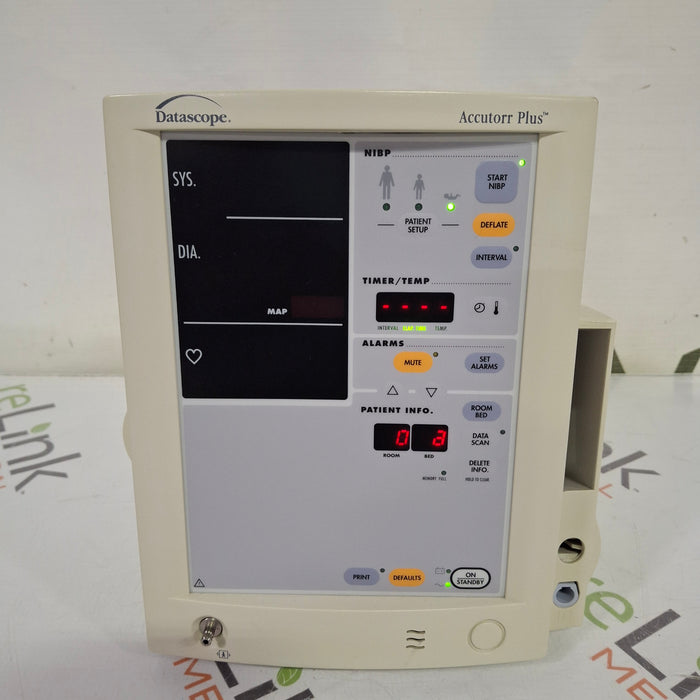 Datascope Accutorr Plus Vital Signs Monitor
