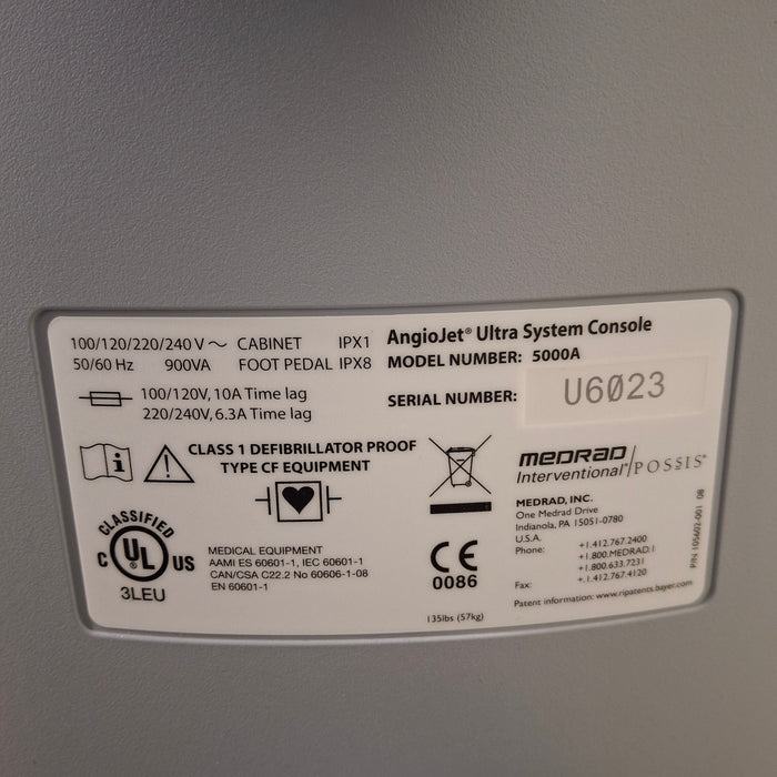 Medrad Possis 5000A AngioJet Thrombectomy System