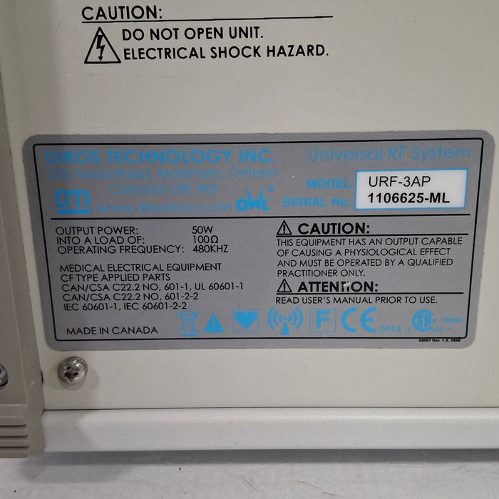 DIROS Technology Inc. URF-3AP Universal RF System