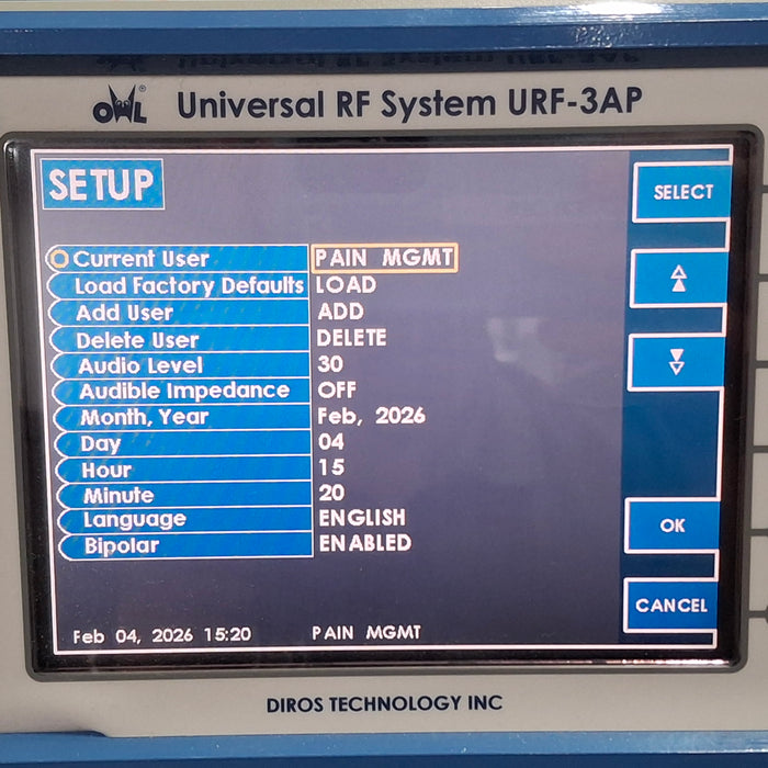 DIROS Technology Inc. URF-3AP Universal RF System