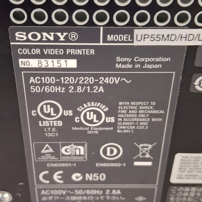 Sony UP-55MD/HD/L Color Video Graphic Printer