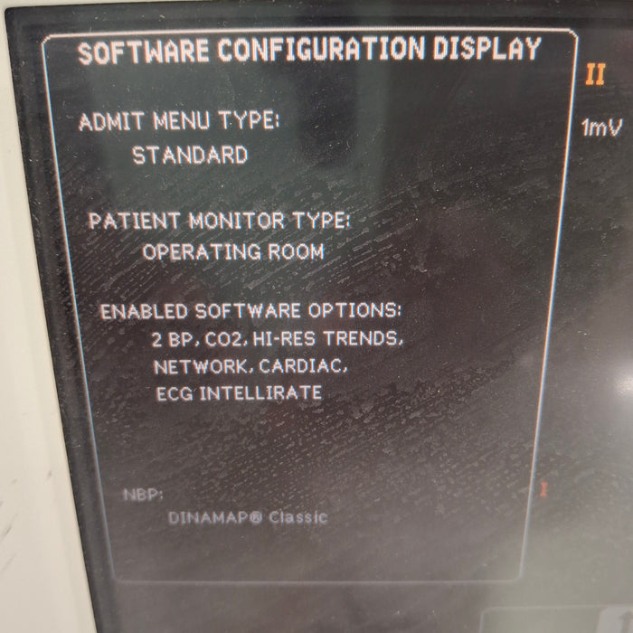 GE Healthcare Dash 3000 - Masimo SpO2 Patient Monitor