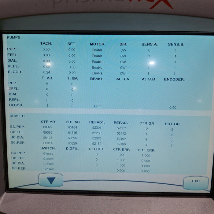 Gambro Prismaflex Dialysis Machine