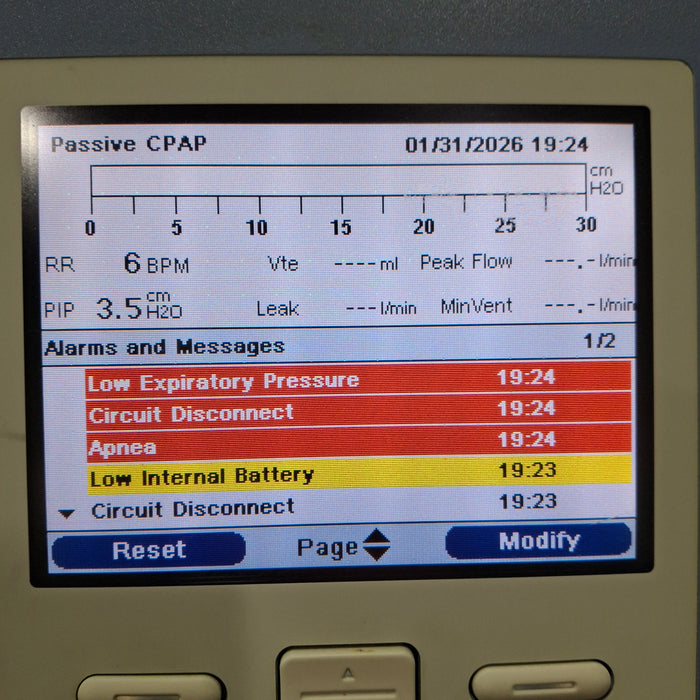 Respironics Trilogy 202 Ventilator