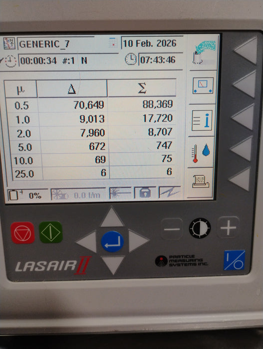 Particle Measuring Systems Inc Lasair II 550L Particle Counter