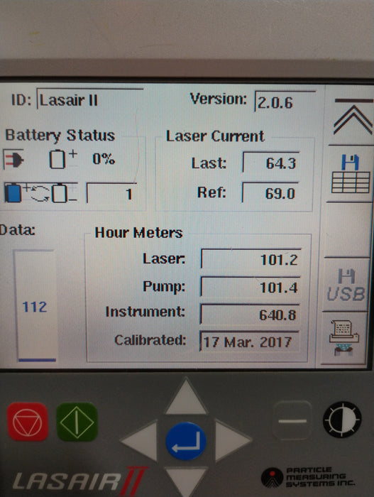 Particle Measuring Systems Inc Lasair II 550L Particle Counter