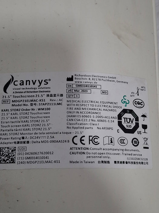 Karl Storz Canvys 21.5" Touch Screen Monitor