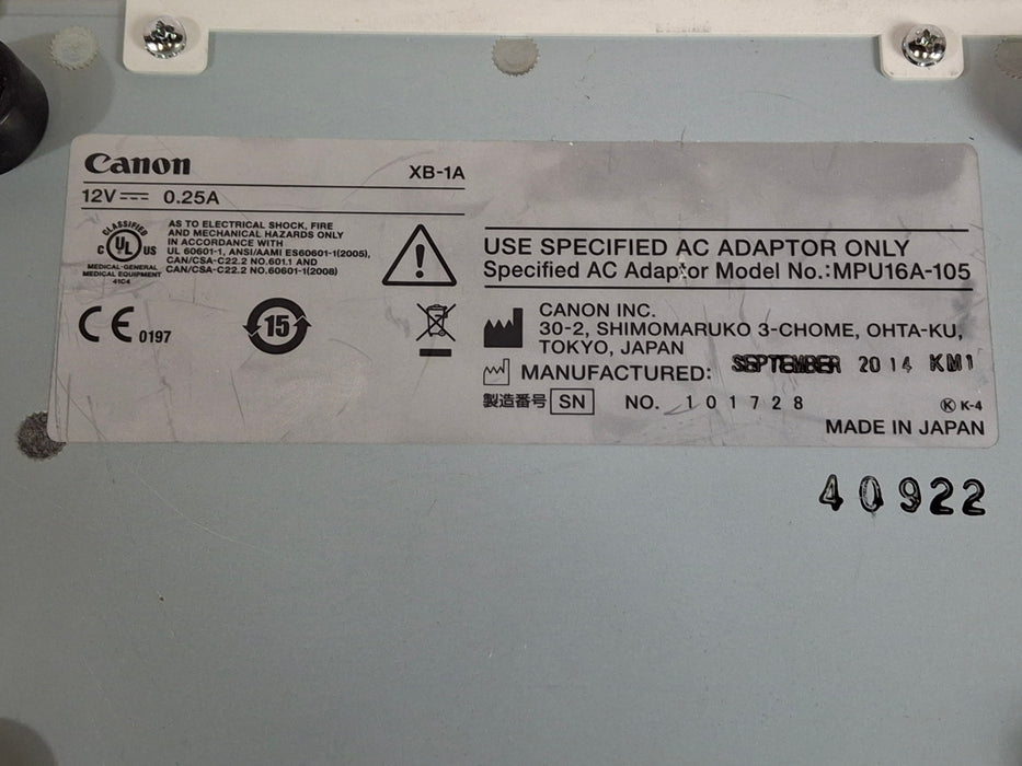 Canon USA XB-1A Interface Unit