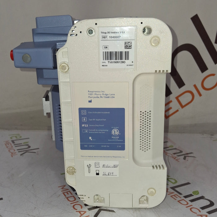Respironics Trilogy 202 Ventilator