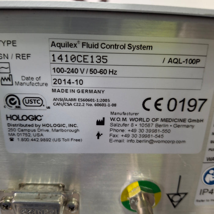 Hologic, Inc. Aquilex Fluid Control System