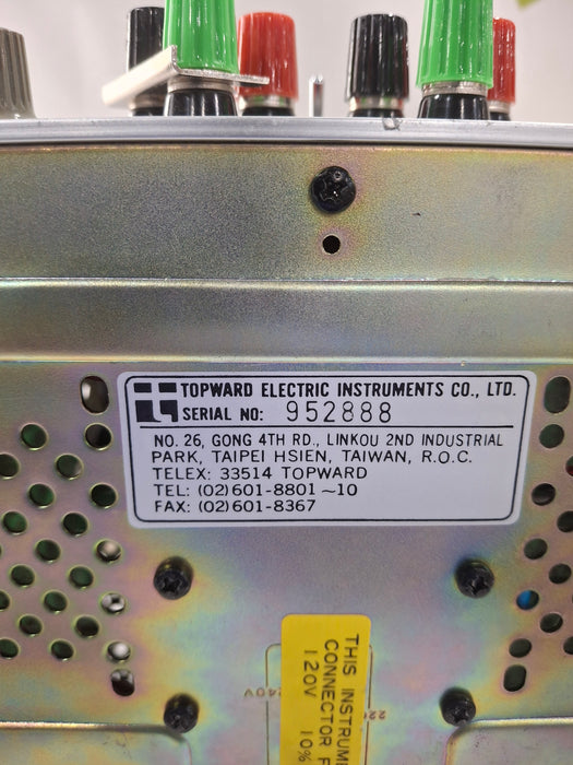 Topward Electric Instruments CO. TPS-4000 Power Supply