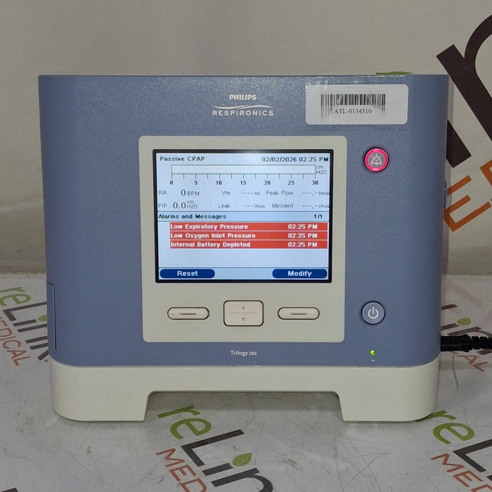 Respironics Trilogy 202 Ventilator