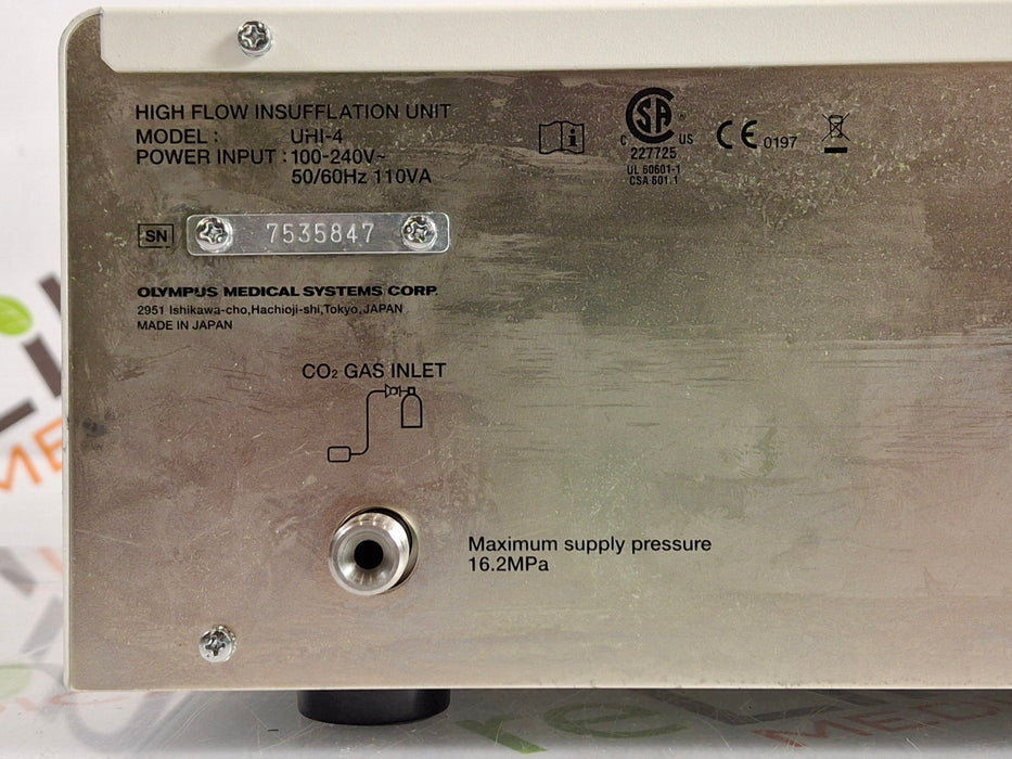 Olympus UHI-4 Intra-Abdominal Insufflation Unit