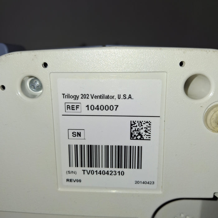Respironics Trilogy 202 Ventilator